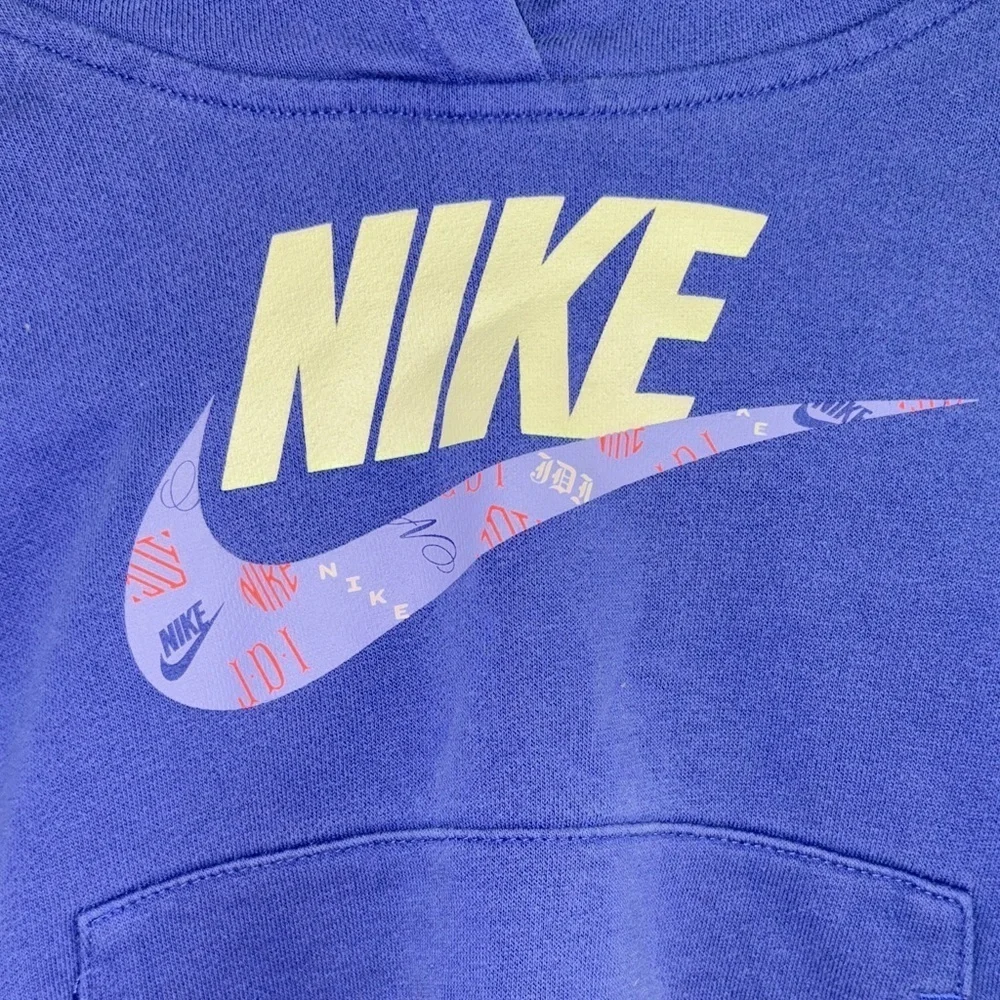 Nike Purple high-low Pullover Hoodie